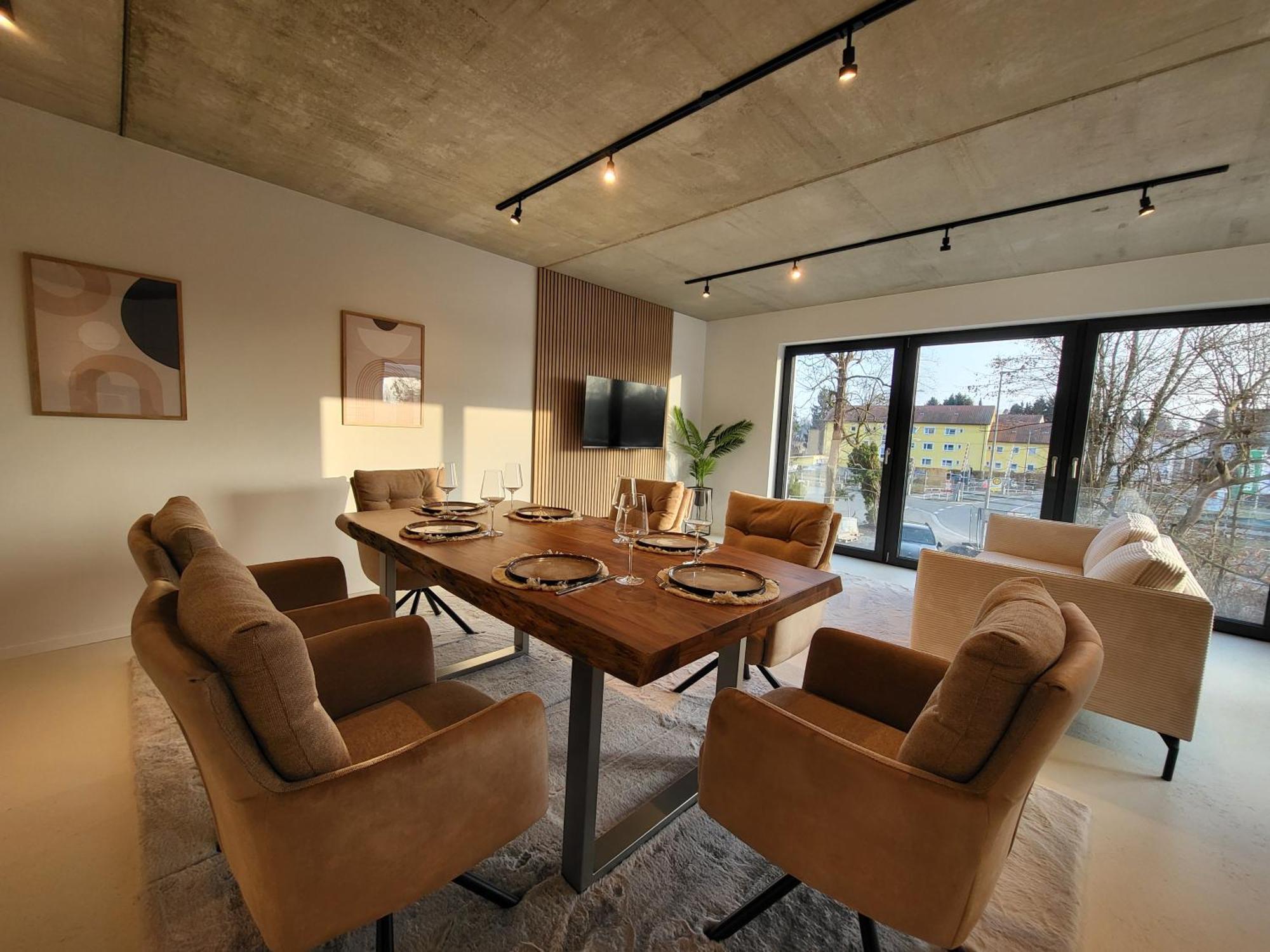 Sioux: Stilvolles Designapartment Am Bodensee Bodolz Eksteriør bilde