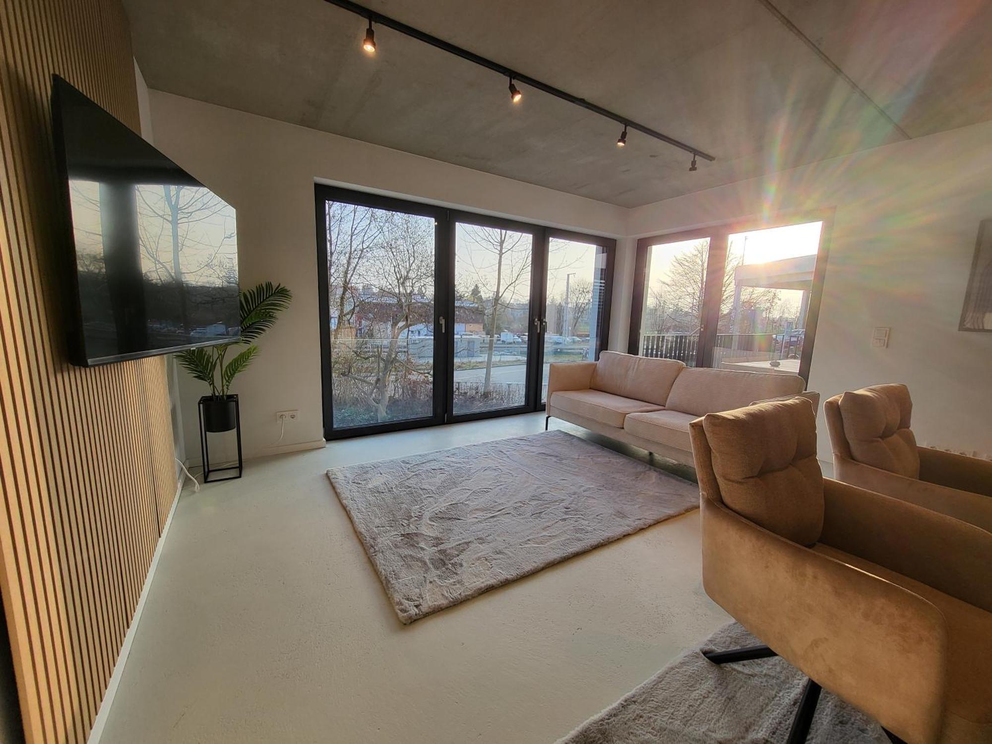 Sioux: Stilvolles Designapartment Am Bodensee Bodolz Eksteriør bilde