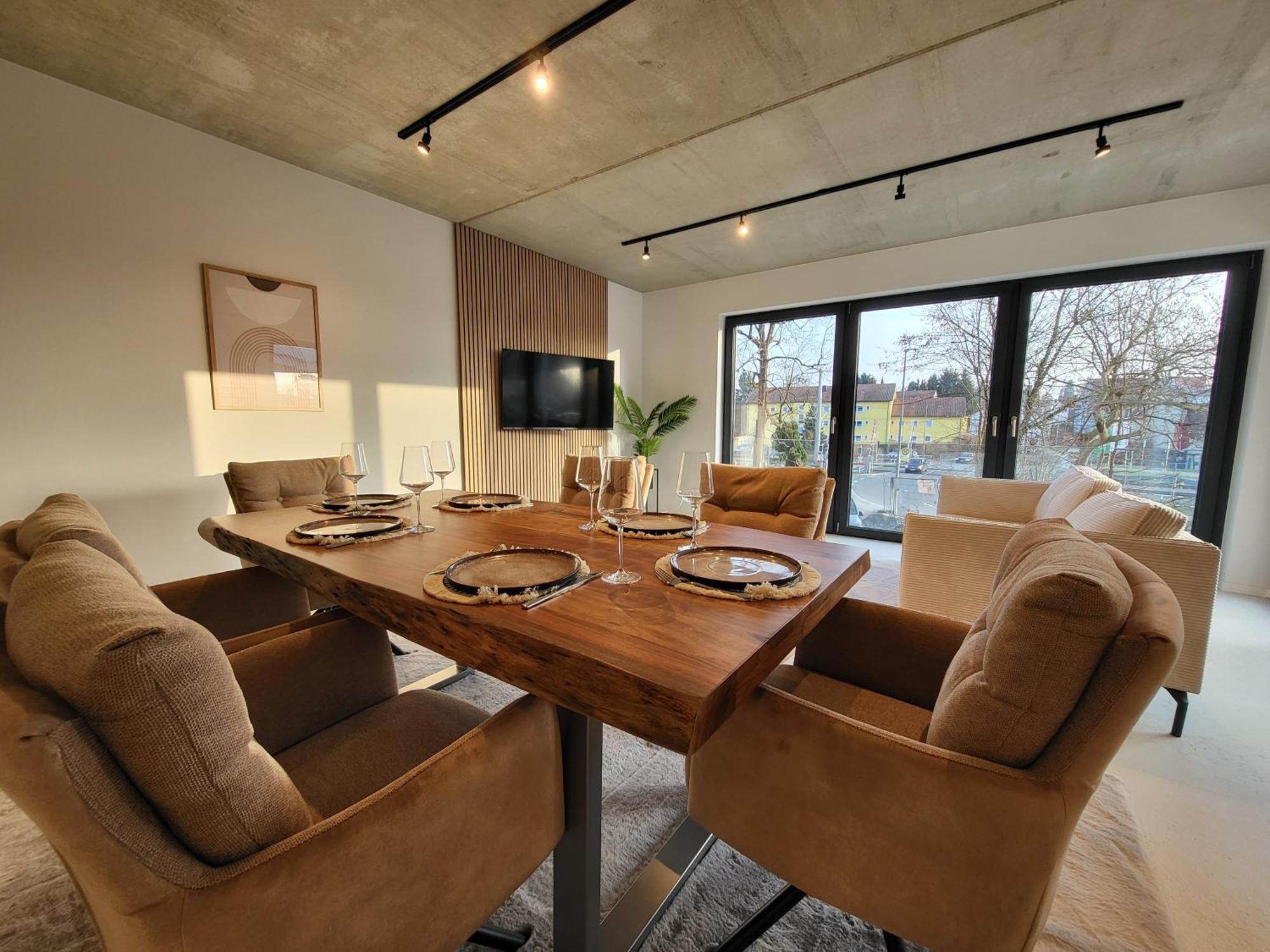 Sioux: Stilvolles Designapartment Am Bodensee Bodolz Eksteriør bilde